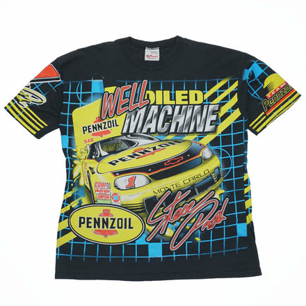Vintage Chase Authentic Steve Park Well Oiled Machine Racing Tee